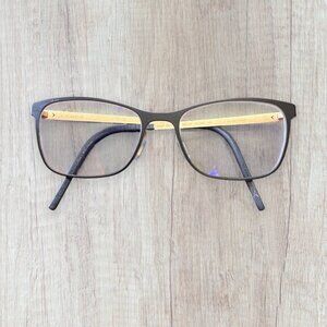 Blackfin BF81 Frames Salishan COL.976 Black Gold Titanium Square 53-17-145